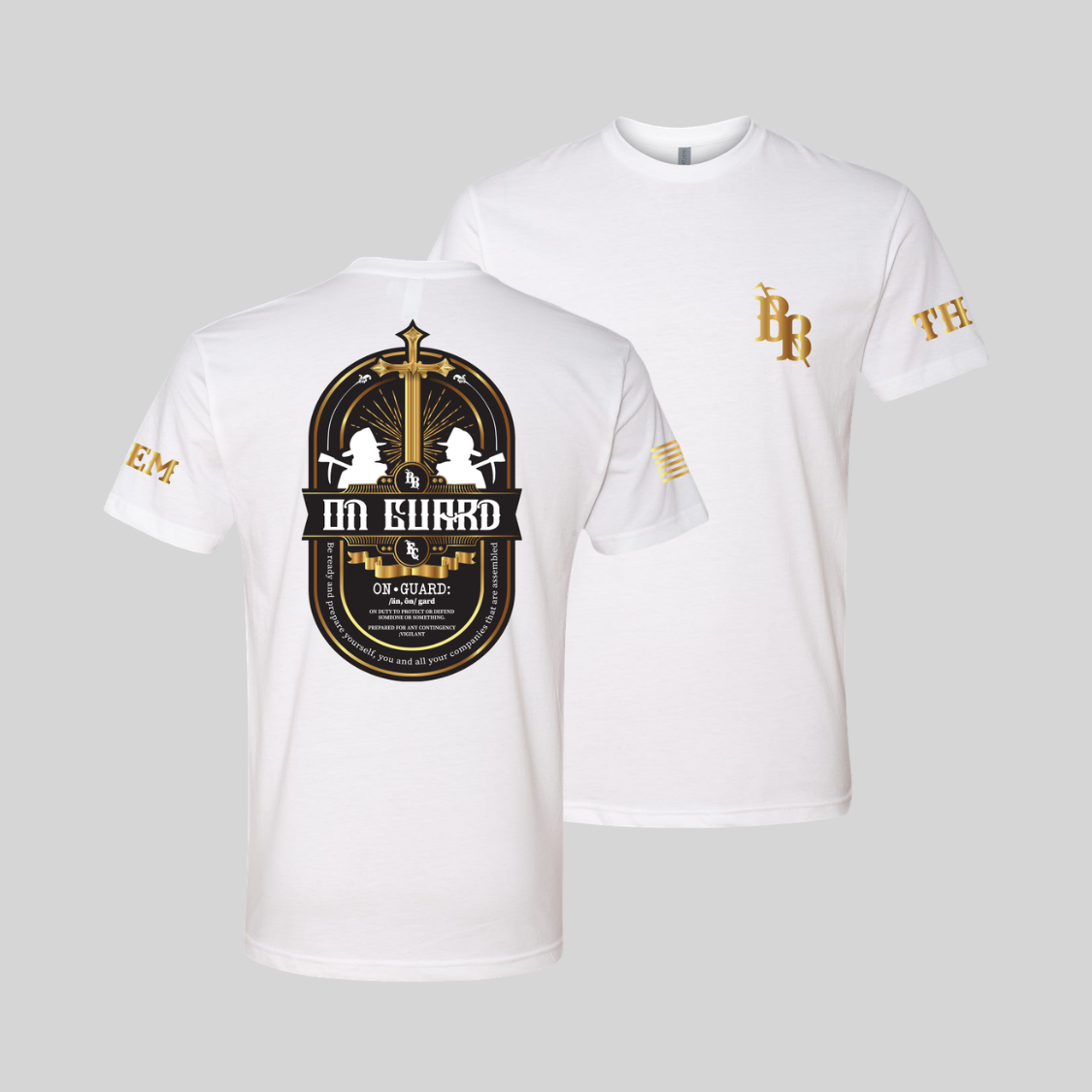 On Guard White Tee