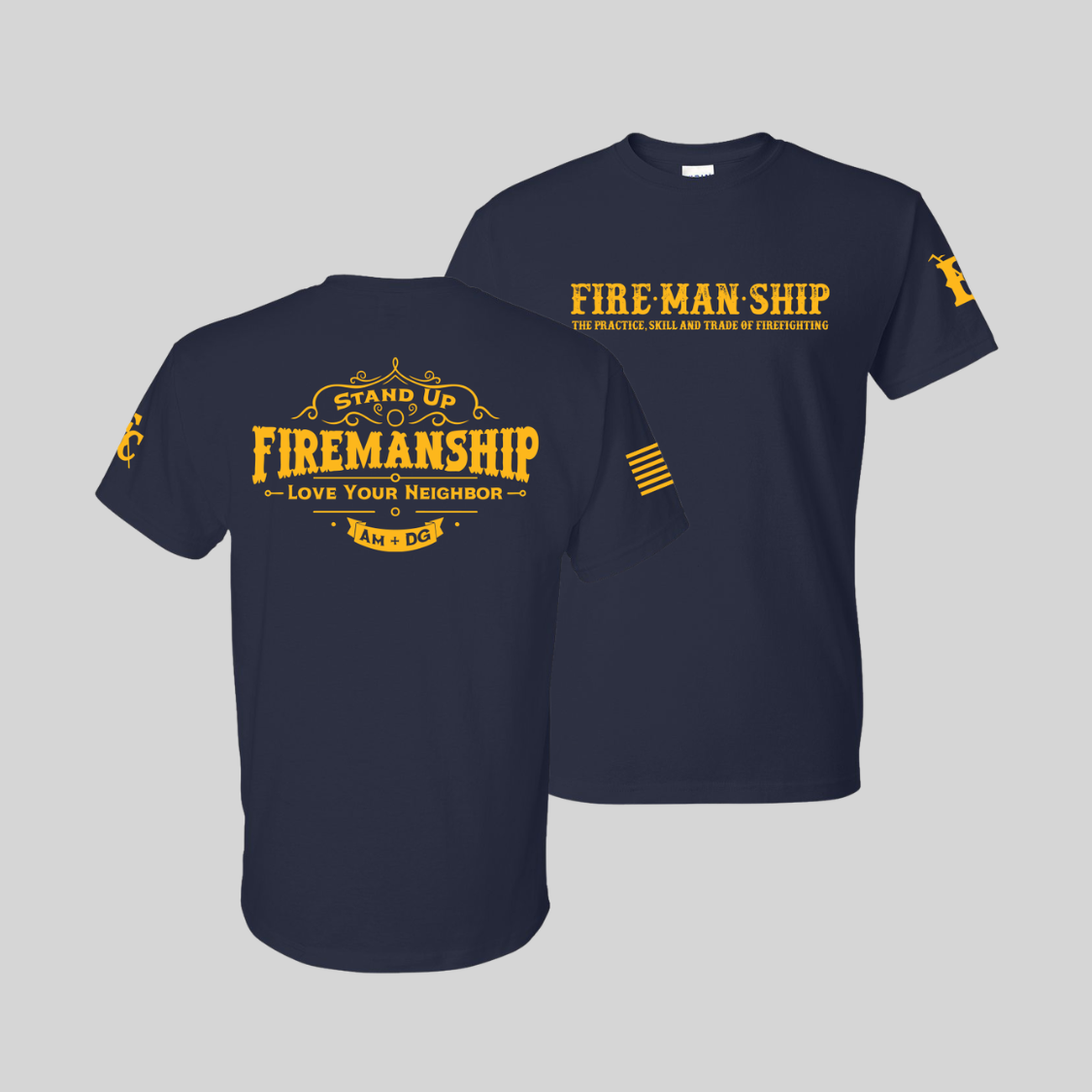 Stand Up Navy Tee