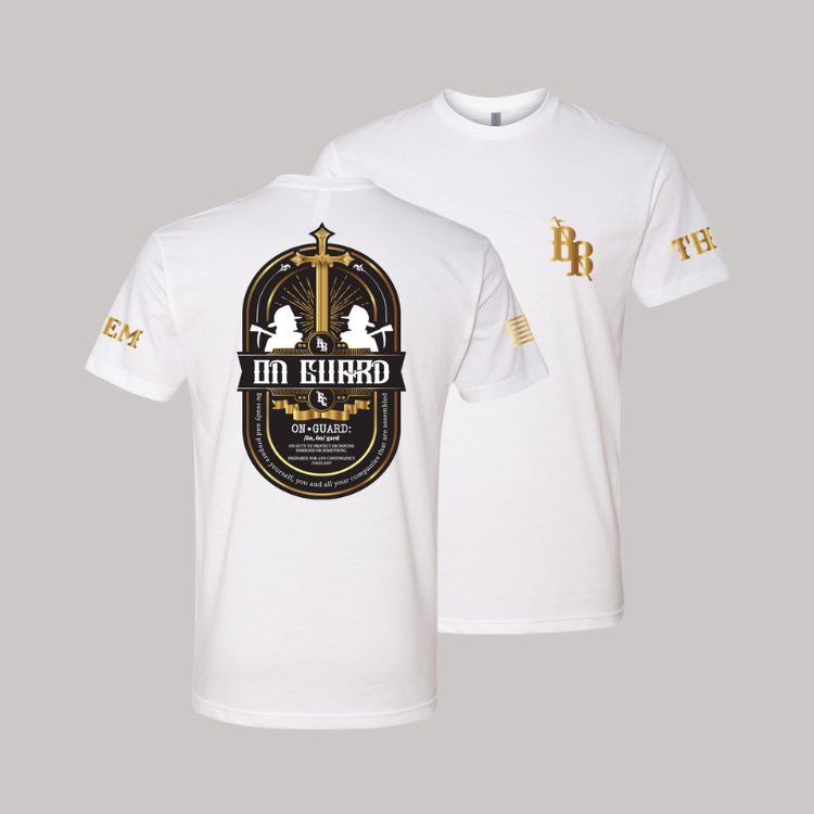 On Guard White Tee